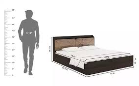 A standard queen size mattress measures 60 inches wide by 80 inches long. Buy Queen Hydraulic Storage Bed Online At Best Price In India Royaloak