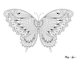A free printable butterfly coloring page for preschool. Beautiful Butterfly Coloring Pages Skip To My Lou