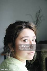 Young Girl With Jet Black Hair High-Res Stock Photo
