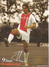 I was next to zlatan. Postal Publicitaria Zlatan Ibrahimovic Ajax Verkauft Durch Direktverkauf 125219923