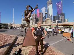Tayla harris's carlton career has come to an end as she heads off to the demons. The Tayla Harris Statue More Than Just A Kick