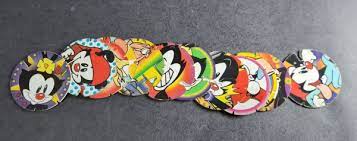 Lote de tazos dos animaniacs - coleção Elma chips - 81