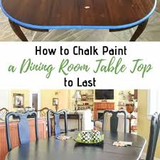 I would like to paint a folding table with a slightly rough plastic top that i use as a sewing table. How To Chalk Paint A Table Top To Last