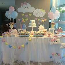 Baby Shower Table Creative Baby Shower Themes Creative Baby Shower Cloud Baby Shower Theme