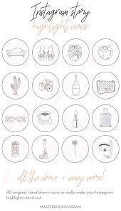 Black And White Icons People Instagram Story Highlight Icons Set Of 62 Hand Drawn Etsy Instagram Icons Instagram Story How To Draw Hands