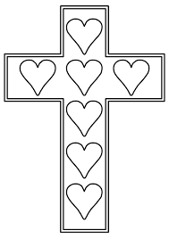 Cruz para Colorear | Cruces Para Imprimir, Recortar y Pintar