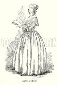 Dickens character: Agnes Wickfield stock image