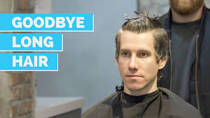 Only the hairs' limitations, and a stylist's lack of technique or imagination, limits what can be done with long hairstyles! Men S Haircut Transformation From Long Wavy To Short Textured Youtube