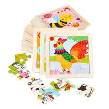 4) melissa & doug land of dinosaurs. 9x Cartoon Animal Puzzle Jigsaw Puzzles For Toddlers Kids 1 3 Years Old Baby Ebay
