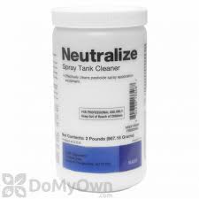 Fill the tankrinse 1 solutionthis publication. Spray Tank Cleaner Neutralizer