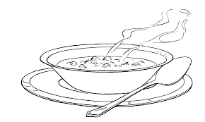 Black And White Bowl Of Fruit Clipart Free Coloring Pages Of Bowl Of Soup Clip Art Image 25649 Bowl Of Soup Healthy Soup Recipes Food Coloring Pages