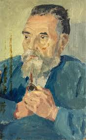 ÓLEO DE KARL Hennemann Paisaje Con Abedules Restos De Nieve Deshielo  Mecklenburg EUR 1.708,24