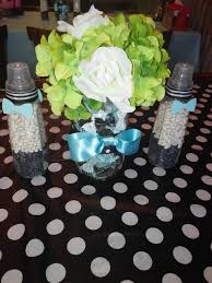 Pin By Sweetly Styled Events On Bow Ties And Bottles Bow Tie Baby Shower Baby Shower Centerpieces Baby Shower Decorations