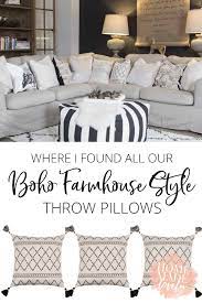 Get free shipping on qualified boho living throw pillows or buy online pick up in store today in the home decor department. Where I Found All Our Boho Farmhouse Style Throw Pillows