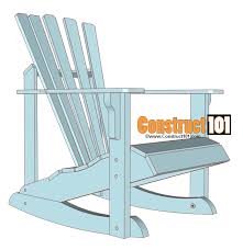 While the rocking chair is a distinctly american passion, the forerunner of the rocking chair originated much earlier. Adirondack Rocking Chair Plans Construct101