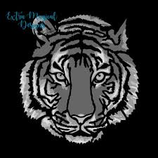 Tiger Cat Paper Cut Light Box 3D Shadow Box Digital Download SVG Template