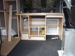 Overhead cabinets can be a great way to add extra storage to your van. Sprinter Kitchen Cabinet Sprinter Camper Built In Cabinets Kombi Camper