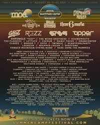 Summer Camp Music Festival Artist Announcement for New August 2021 Date |  Grateful Web