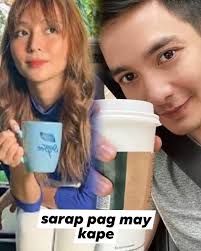 Dating with coffee!! Kathden forever!! good morning