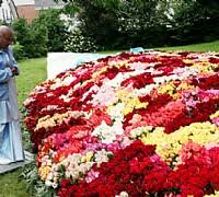Mazzi di fiori con consegna internazionale oggi. Il Bouquet Di Fiori Piu Grande Del Mondo Arriva A Vietri Con La Showgirl Aida Yespica Cilento Notizie