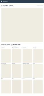 Acoustic White Kelly Moore Click The Image To See Similiar Colors By Other Brands Kelly Moore Paint House Paint Exterior Behr