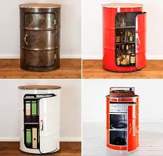 36 Creative Oil Drum Furniture Ideas For Your Home Interiors Metal Barrel Furniture Oil Drum Barrel Furniture