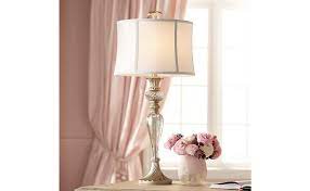1920s brass gooseneck desk lamp made with a mercury glass shade. Alyson Traditional Table Lamp Mercury Glass Silver Champagne White Drum Shade For Living Room Family Bedroom Nightstand Regency Hill Amazon Com