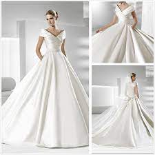 China Simple But Elegant Wedding Dress Xz186 Large Image For Wedding Dress Simple Elegant Wedding Dress Satin Wedding Gown Fancy Wedding Dresses