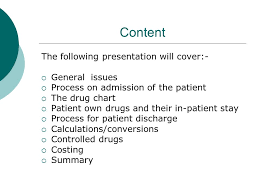 Medicines Management To Be Viewed In Conjunction With Nmc