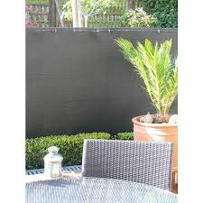 Brise Vue 100 1x3m Noir Ideal Garden Ideal Garden Chez Mr Bricolage