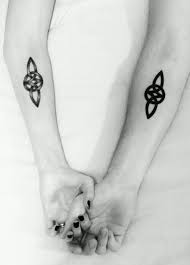 40 So Cute Mr And Mrs Tattoos For Perfect Couples Love Symbol Tattoos Celtic Tattoos Celtic Tattoo Designs