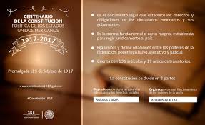 La constitución mexicana se encuentra dividida en títulos que a su vez se divide en capítulos. Centenario De La Promulgacion De La Constitucion Politica De Los Estados Unidos Mexicanos Secretaria De Relaciones Exteriores Gobierno Gob Mx