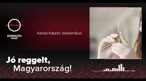 Katalin kariko is on facebook. Kossuth Radio Jo Reggelt Magyarorszag Kariko Katalin Facebook