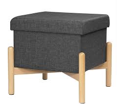Sitzbänke werden mit zusätzlichen sitzpolstern noch bequemer. Sitzbank Mit Stauraum Deckel Mit Holzfussen Belastbar Woltu Eu