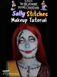 Sally Stitches Makeup Tutorial for Halloween 🎨