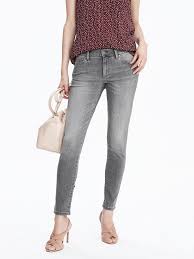 Gray Skinny Ankle Jean Banana Republic Denim Women Petite Jeans Clothes