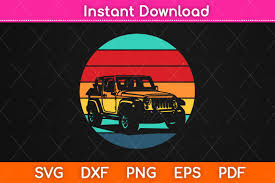 Download Vintage Retro Jeep Svg Design Cut File