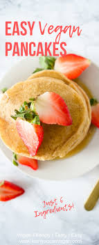 Flour Less Pancakes Recipe Flourless Pancakes Vegan Pancakes Easy Vegan Breakfast Easy
