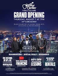 Higher than average purchase aprs. Guitar Center Celebrates New Times Square Store With The Roots