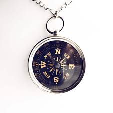 Compass Necklace Real Woking Compass Pirate Costume For Men Etsy Compass Necklace Pirate Costume Men Pirate Jewelry