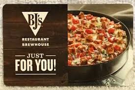 Maybe you would like to learn more about one of these? Bj S Bjs Restaurant Brewhouse Deep Dish Pizza Just For You 2019 Gift Card 2 49 Picclick