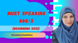 There is a wide range of topics such as work/studies, family/friends. Muet Speaking 2021 Youtube