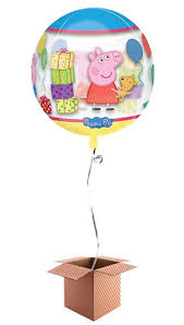 Use toothpicks to make the arms. Peppa Pig Orbz Clear Balloon Inflated Balloon In A Box Partyrama