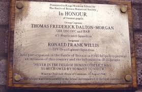 Group Captain T F Dalton-Morgan and Sergeant R F Willis