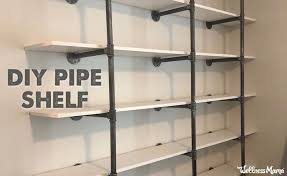 See more ideas about pipe shelves, industrial pipe shelves, shelves. How To Make Diy Industrial Pipe Shelves Wellness Mama