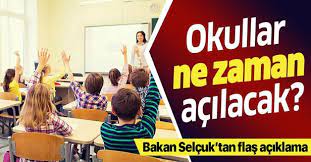 Okulların açılması ile ilgili son dakika gelişmesi. Son Dakika Milli Egitim Bakani Ziya Selcuk Canli Yayinda Yanitladi Okullar Ne Zaman Acilacak Takvim
