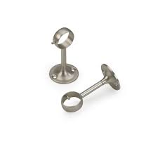 Rods available in different widths from 80 cm (≈31,5 inch) to 160 cm ( ≈63 inch ) individual withs on request. Best Bracket For Curtain Rod 4 Set Ceiling Mount Bracket Closet Rod Brackets Set Curtain Rods Finials Home Garden Worldenergy Ae