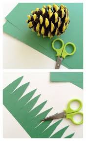 Kozalaktan Ananas 01 Activite Manuelle Papier Pomme De Pin Pomme De Pin Ananas