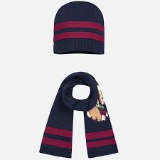 10008 Mayoral Erkek Bebek Kislik Atki Bere Set 2016 Erkek Bebek Bere Bebek