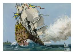 The Swedish Warship Vasa Giclee Print Ralph Bruce Art Com Sailboat Art Ship Art Boat Art